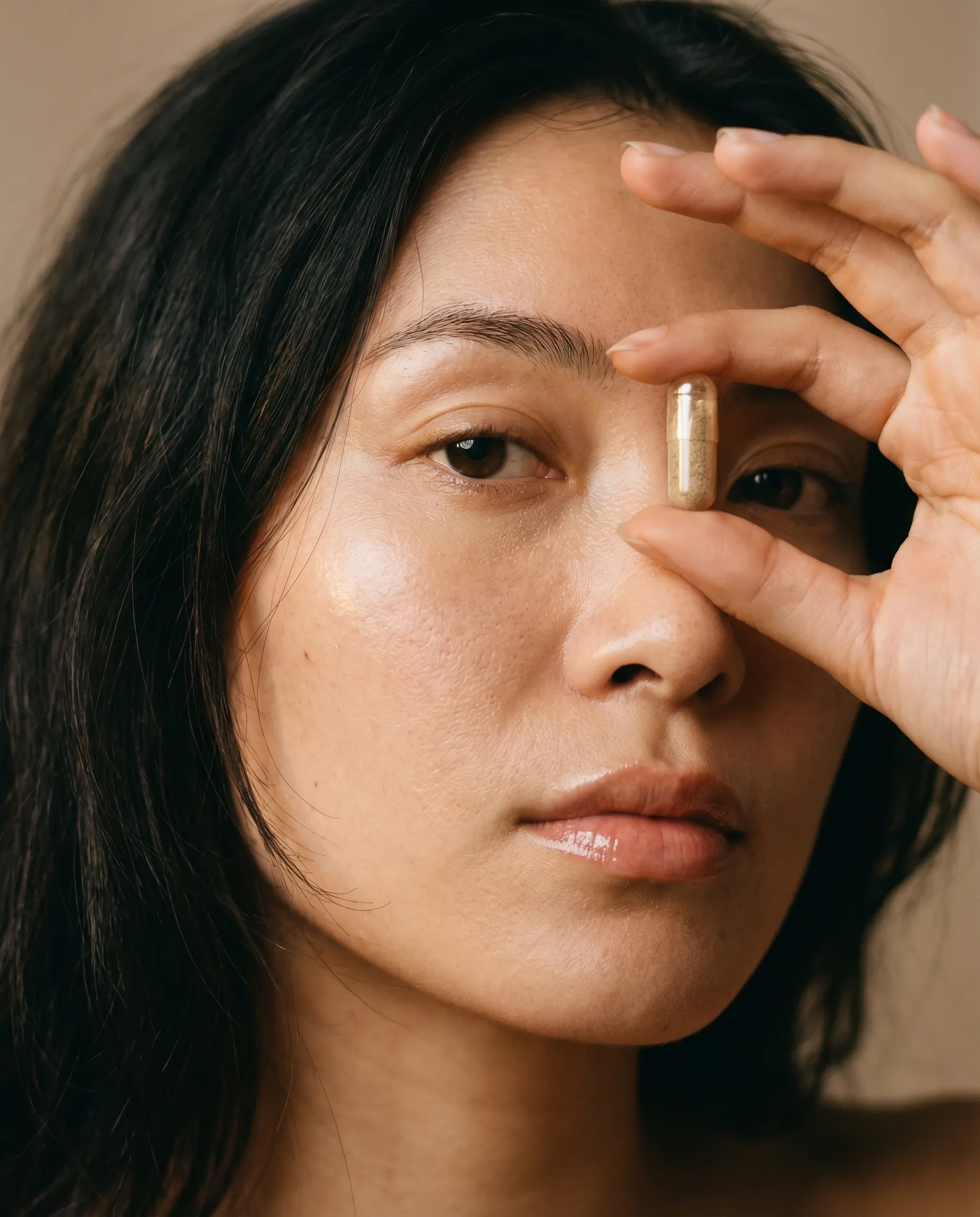 Beauty-Supplement Portrait — Premium-Produkt-Storytelling für Amazon A+ Content
